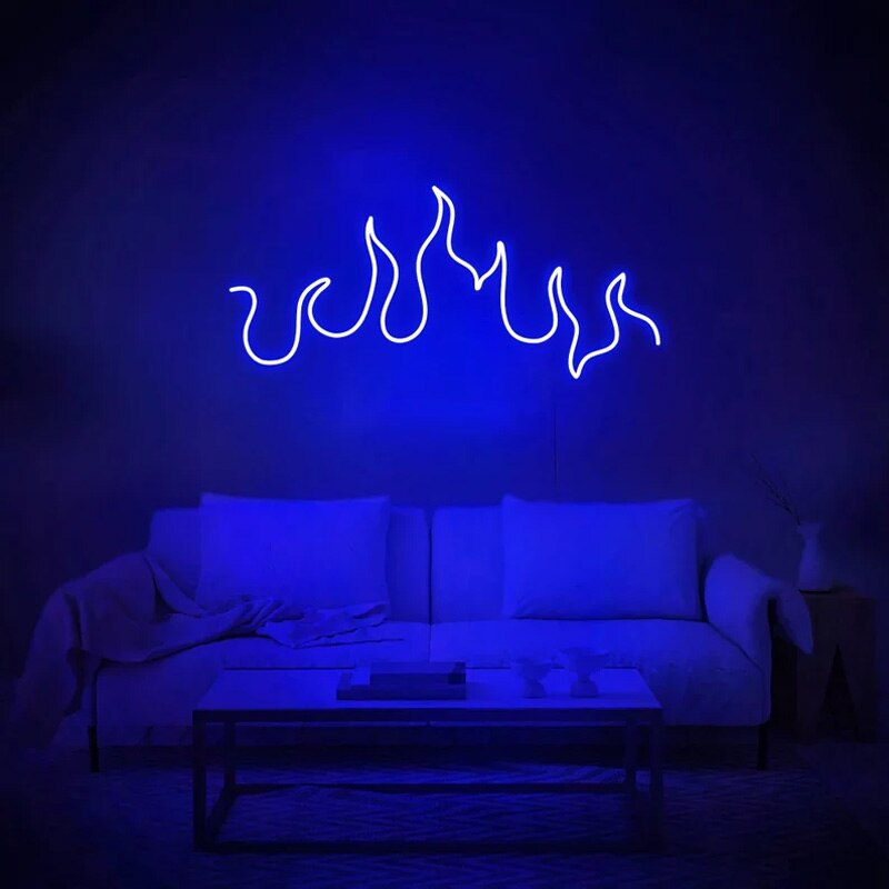 Fiery Neon Wall Lamp