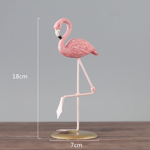 Preppy Flamingo Figurines