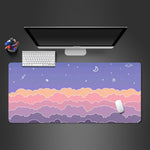 Elegant Purple Desk Mat