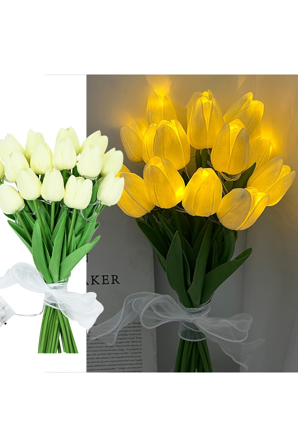 LED Tulip Flower Light Bouquet