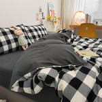 High-Quality Plaid Queen Bedding Set