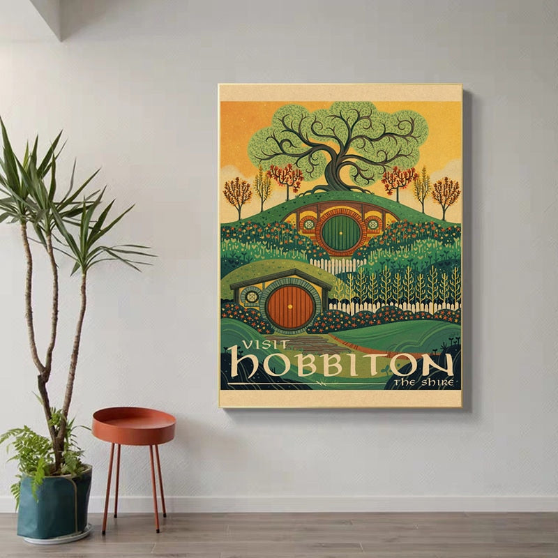 Vintage Tolkien Wall Art