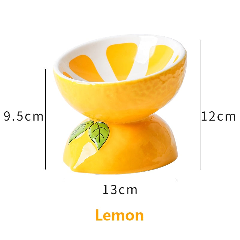 Fruit Shape Cat Bowl