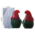 Faceless Santa Claus Candle Mold