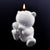 3D Bear Candle Mold
