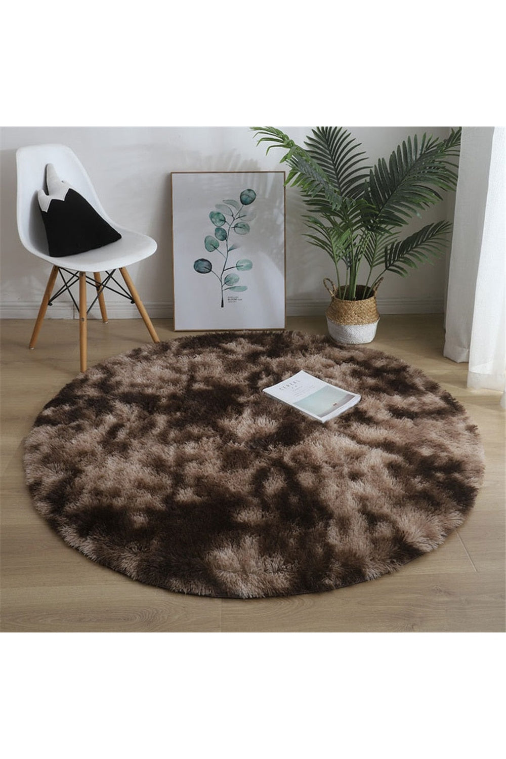 Soft Fluffy Round Rug