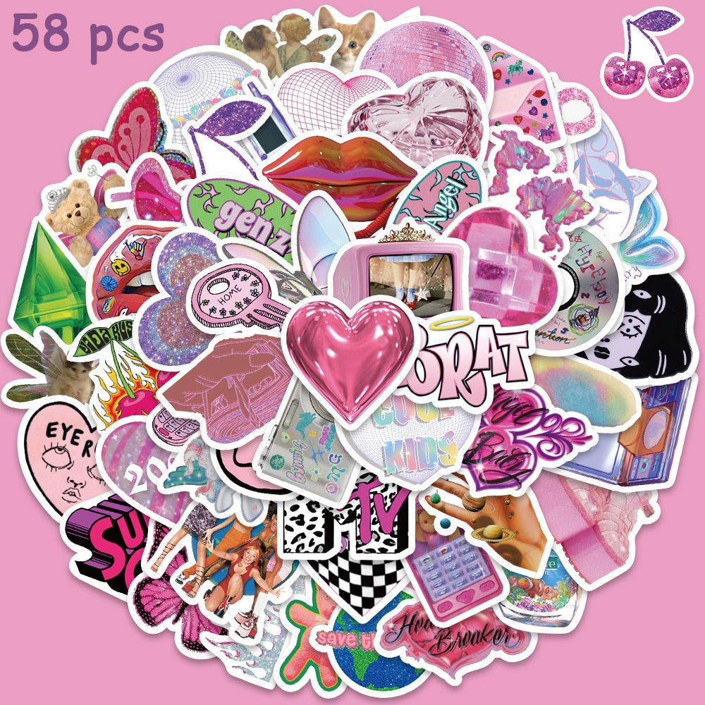 Vaporwave Girls Stickers