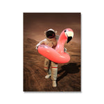 Astronaut Humor Canvas Art