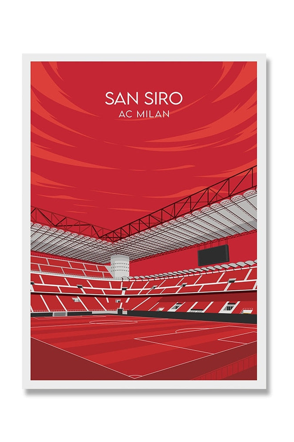 Sports Venue Inspired Canvas Poster