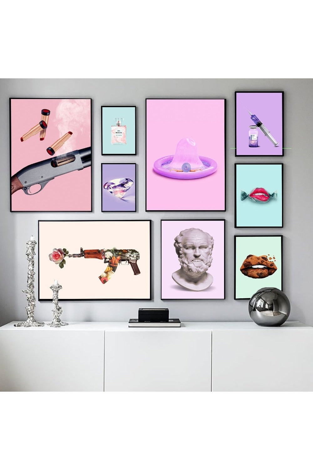 Pop Culture Abstract Poster