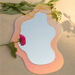 Acrylic Flower Decorative Mirror