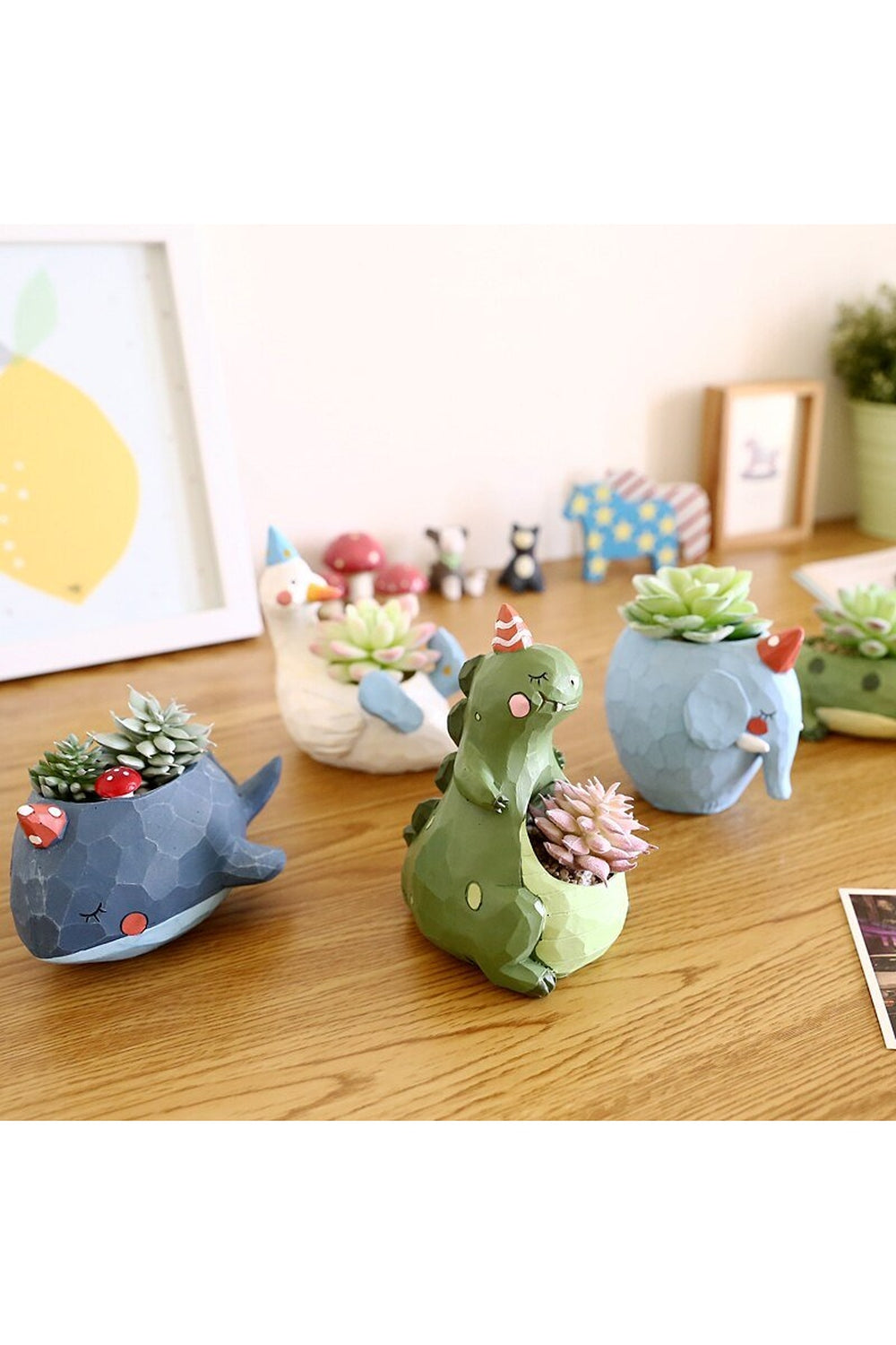 Animal Themed Flower Pots