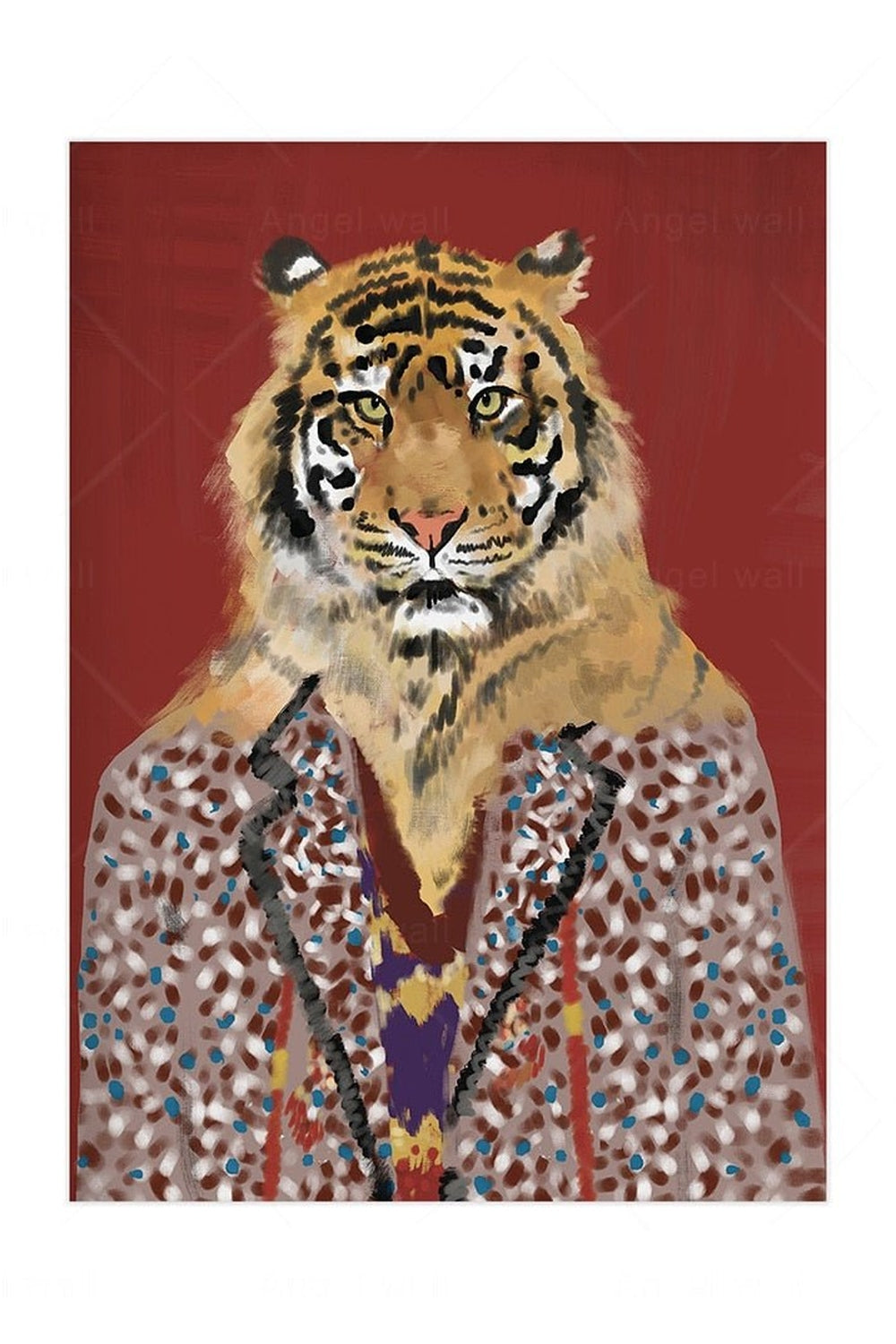 Animal Portrait Art Poster