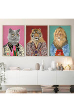 Animal Portrait Art Poster