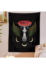 Botanical Girl Art Tapestry