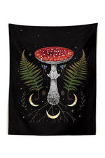 Botanical Girl Art Tapestry