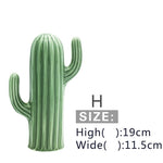 Aesthetic Cactus Ceramic Vases