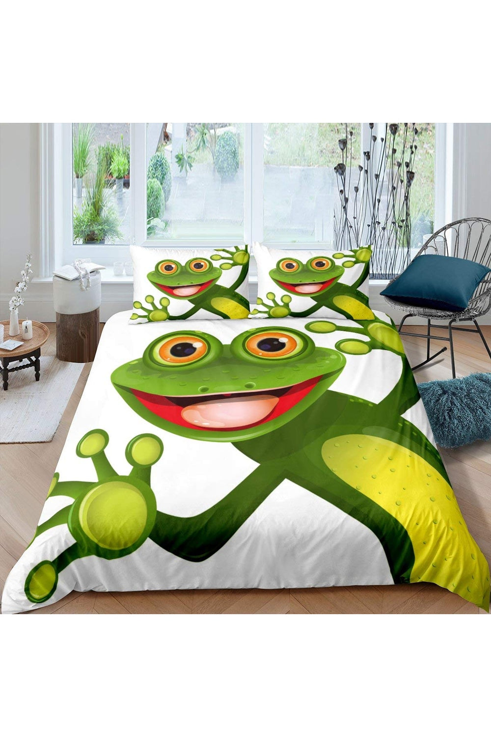 Frog Cartoon Bedding Set