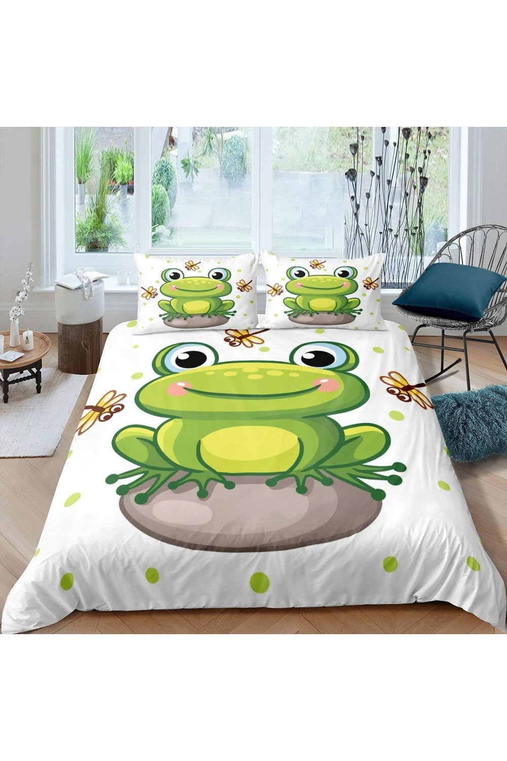 Frog Cartoon Bedding Set