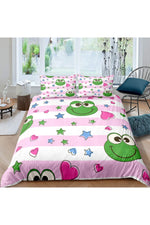 Frog Cartoon Bedding Set