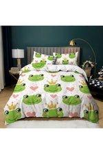 Frog Cartoon Bedding Set