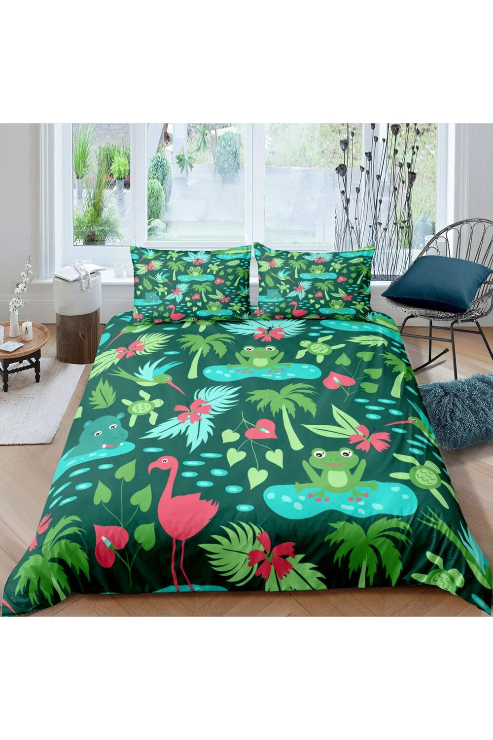 Frog Cartoon Bedding Set