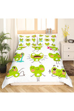 Frog Cartoon Bedding Set