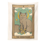 Aesthetic Cat Divination Tarot Tapestry