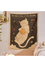 Hearth & Cat Themed Tapestry