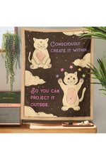 Hearth & Cat Themed Tapestry