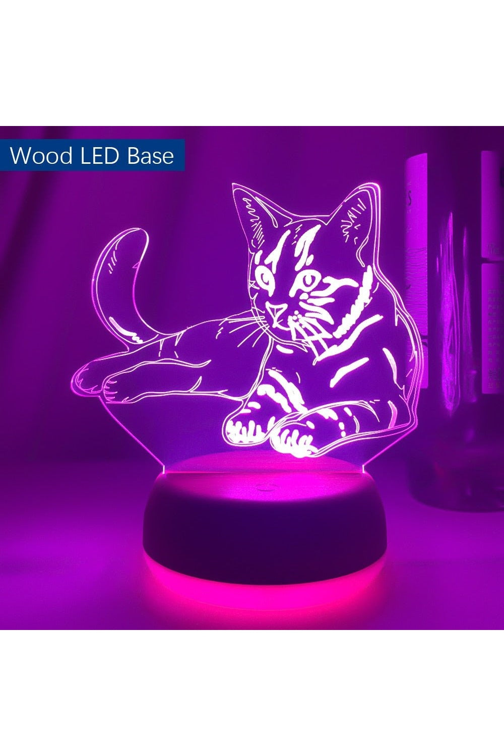 Cat Shaped Ambient Night Light