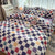 Aesthetic Checkerboard Bedding Set