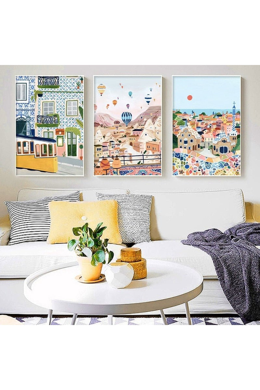 Panoramic Cities Poster