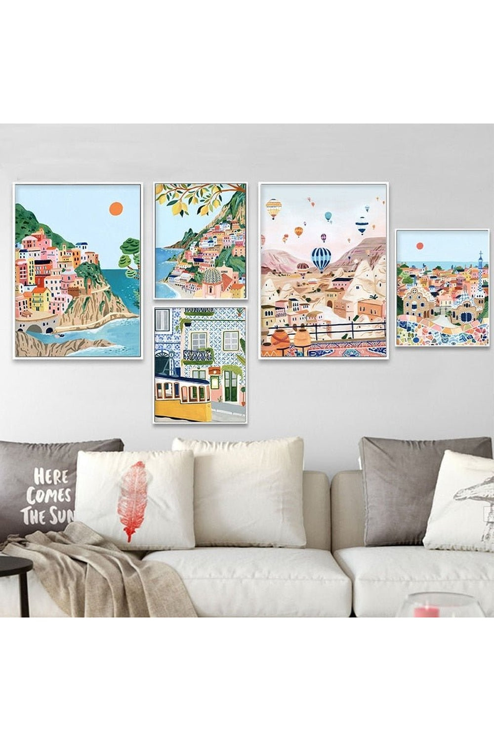 Panoramic Cities Poster