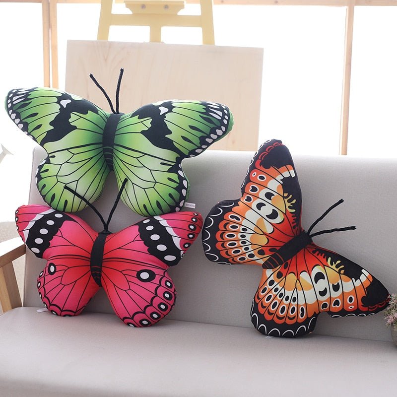 Aesthetic Colorful Butterfly Pillow