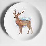 Aesthetic Colorful Deer Plates