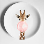 Aesthetic Colorful Deer Plates