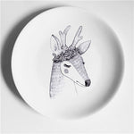 Aesthetic Colorful Deer Plates