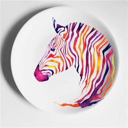 Aesthetic Colorful Deer Plates