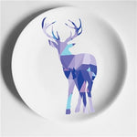 Aesthetic Colorful Deer Plates