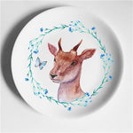 Aesthetic Colorful Deer Plates