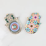 Aesthetic Colorful Hamsa Plates