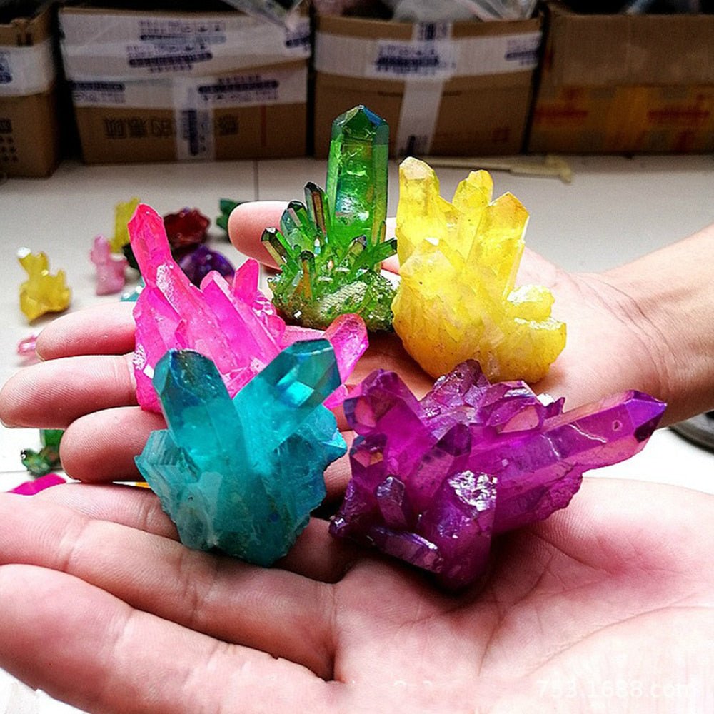 Baddie Aesthetic Colorful Raw Crystals