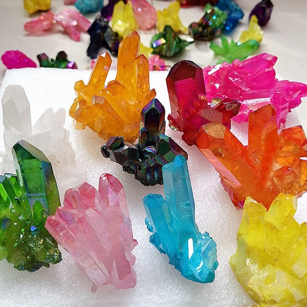 Baddie Aesthetic Colorful Raw Crystals