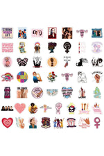 Empowering Feminist Stickers