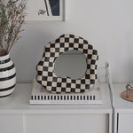 Aesthetic Creative Checkerboard Mirror