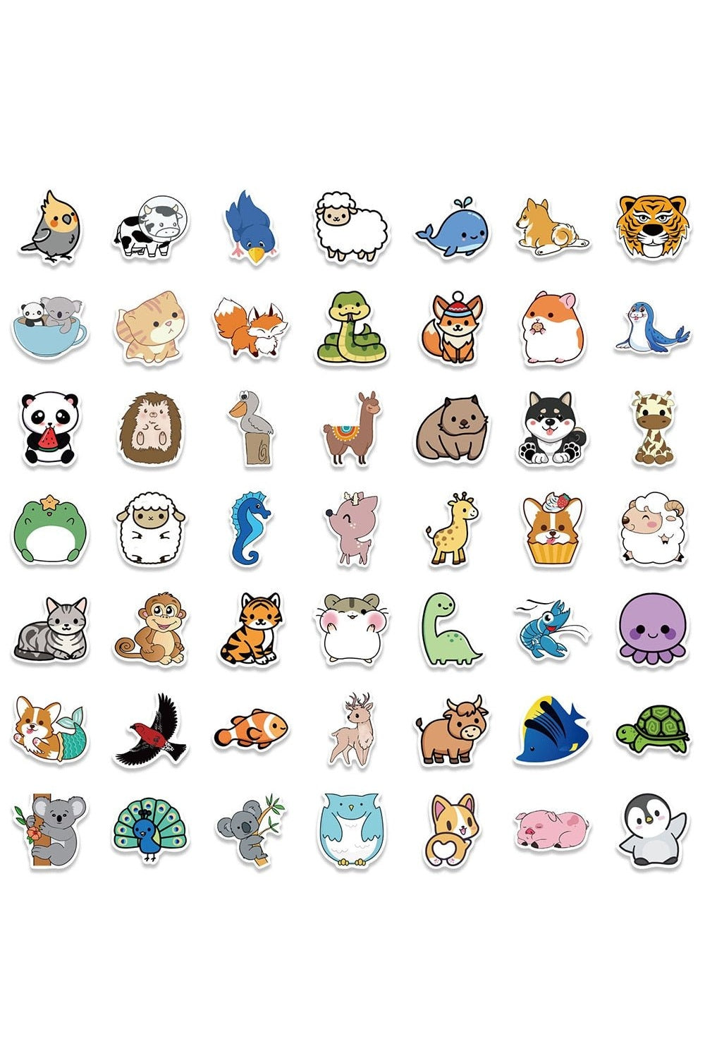 Mixed Cute Animal Stickers