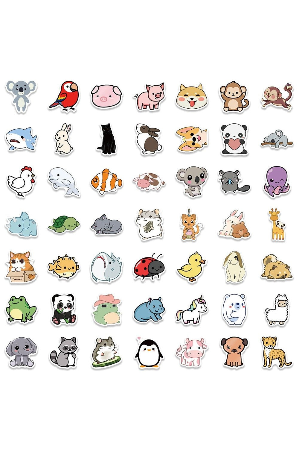 Mixed Cute Animal Stickers