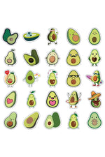 Avocado Themed Laptop Stickers