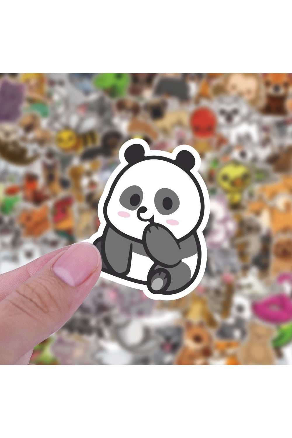 Cartoon Animal Stickers Set